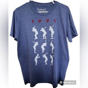 Minnesota Twins 1991 Game 7 Batting Stances - Unisex T-Shirt size Large